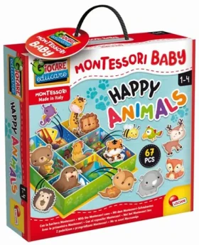 Liscianigioch Montessori Baby Box - Šťastné zvířátka