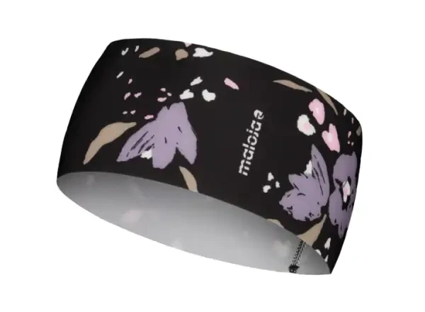 Maloja SaalachM. čelenka Deep Black Brushflower vel. Uni