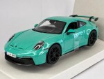 Porsche 911 GT3 (992) 2021 - tyrkysová - 1/24 Bburago