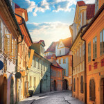 Nástěnný kalendář poznámkový 2027 Notique Praha, 30 x 30 cm