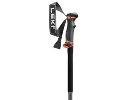 Leki Helicon Lite skialpové hole Dark anthracite/Neon orange/Black 110-145 cm
