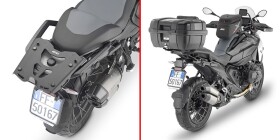 Sra5143 special rack Bmw R 1300 GS (24-25)/C 400 X/GT (25) včetně hliníkové plotny, černý, max. 6 kg