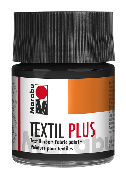 Barva na textil Marabu Textil Plus 50 ml - černá 073