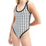 Dámské jednodílné plavky KW0KW01643-0K4 - Calvin Klein S