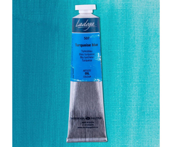 Nevskaya Palitra 1204507 Ladoga oil 46 ml modrá tyrkys 507