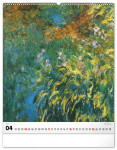Nástěnný kalendář 2027 Notique Claude Monet, 48 x 56 cm