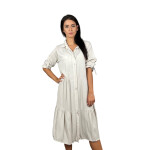 HOSH Dámské košilové šaty FATE Velikost: XL/XXL, Barva: Starorůžová