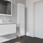 DURAVIT - L-Cube Skříňka vysoká 176x40x24 cm, pravá, lesklá bílá LC1170R2222