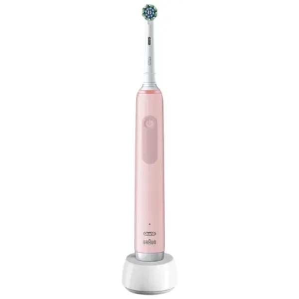 Oral-B Pro Series 3 Cross Action růžový / Elektrický zubní kartáček / oscilační / 3 režimy / senzor tlaku (Pro Series 3 Cross Action Pink)