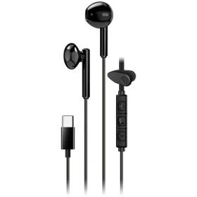 GENIUS sluchátka HS-M366 černá / s mikrofonem / USB-C / kabel 1.2 m (31710033400)