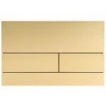 REA/S - Podomítkový WC systém K011A-Q + tlačítka T Brush Gold KPL-E0055