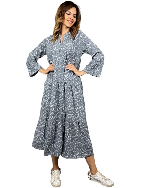 HOSH Šaty Sienna Velikost: UNI, Barva: Šedá