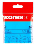 Kores Samolepicí bločky 75x75 - modré