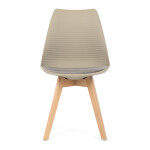 Židle jídelní, cappuccino plast, CT-X7055 CAP