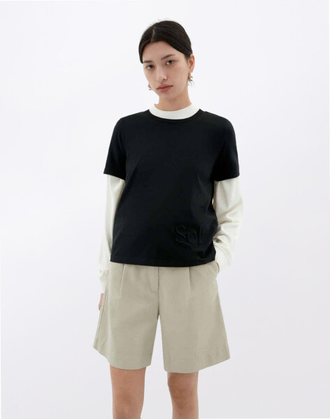 Tričko Thinking MU Sol Type Ida T-Shirt BLACK