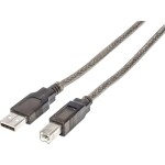 Delock USB 2.0 prodlužovací kabel plochý zahnutý [1x USB 2.0 zástrčka A - 1x USB 2.0 zásuvka A] 1.00 m černá oboustranně zapoji