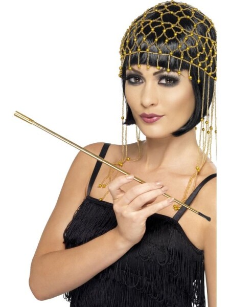 Smiffys.com Špička na cigaretu kovová, teleskopická