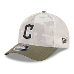New Era Pánská kšiltovka Cleveland Guardians MLB 2025 Armed Forces 9FORTY M-Crown A-Frame Snapback
