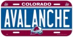 Wincraft Cedule Colorado Avalanche NHL License Plate Banner