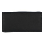 Univerzální kožená peněženka Romča , číšnický flek, černý