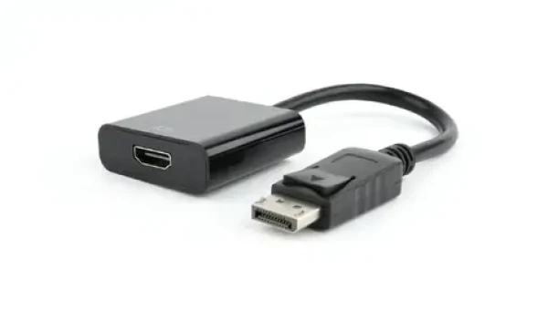 Gembird adaptér DisplayPort(M) na HDMI(F) / délka 10cm / černá (AB-DPM-HDMIF-002)