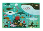 Crocodile Creek Foil Puzzle - Třpytivé moře (60 dílků)