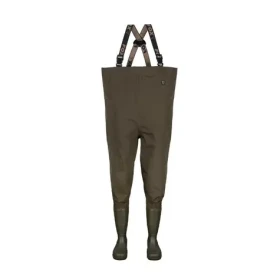 FOX Prsačky Lightweight Khaki Lined Waders 42 (EU8) (CFW181)