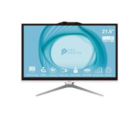MSI PC AIO PRO AP222T 14M-623EU, Pentium G7400, 21.5" FHD Touch,8GB,128 GB SSD,Intel UHD,W11Pro,White EDF_2666530