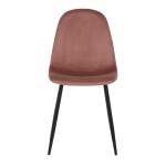 Jídelní židle, růžová, sametová látka, CT-971 PINK4