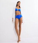 SUMMER TROPICS – Maxi-bikiny spodky: tvarující krytí s nastavitelnými stranami Triumph BLUE COMBINATION 38