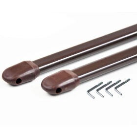 Vitrážky hnedý 80-140cm