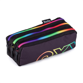 Pouzdro etue 3 zipy Rainbow