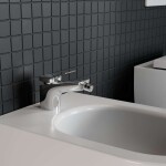 IDEAL STANDARD - Conca Tap Bidetová baterie s výpustí, Silver Storm BC760GN