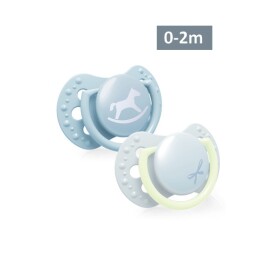 LOVI Mini dudlík BABY SHOWER 0-2m (2ks) - kluk