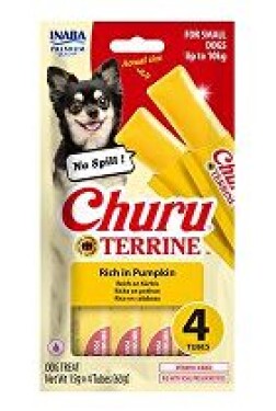 Churu Dog Terrine dýně plemena S 4x15g