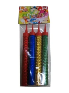 Rappa Fontána párty barevná 40 sek. 12cm 4ks v sáčku