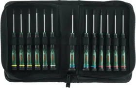 BOSCH 1600A02Z9N / Sada šroubováků / 13 ks / SL, PH, TX, HEX / Magnetické hroty / Taška se zipem (1600A02Z9N)