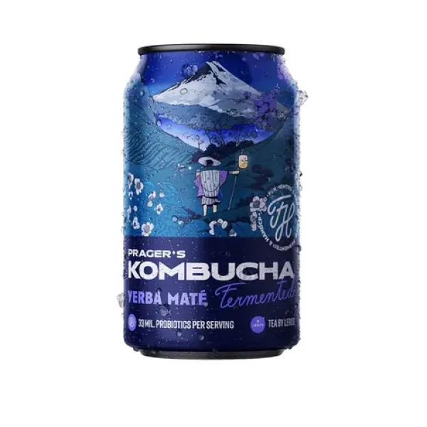 Prager's Kombucha 330 ml yerba maté (18327)