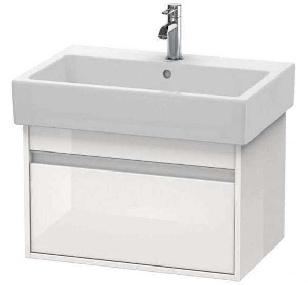 DURAVIT - Ketho Umyvadlová skříňka 41x65x44 cm, 1 zásuvka, lesklá bílá KT668402222