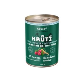 Louie konzerva Krůtí s brusinkami, pastinákem a prebiotiky 400g