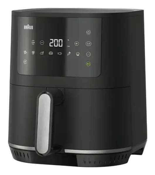 Braun MultiFry 3 HF3030 černá / Horkovzdušná fritéza / 1500 W / 4,3 l / 8 programů / dotykové ovládání (0X12500002)