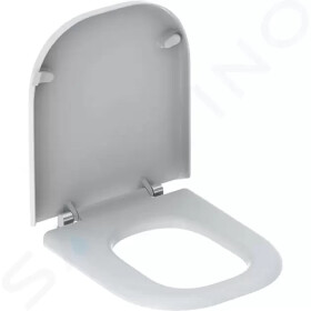 GEBERIT - Selnova Comfort Bezbariérové WC sedátko Square, duroplast, bílá 500.793.01.1