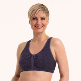 Hazel chirurgická podprsenka zapínání vpředu 5765X steel grey - Anita Care 482 steel grey XLC/D
