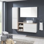 Mereo Aira, koupelnová skříňka 100 cm, bílá CN712SN