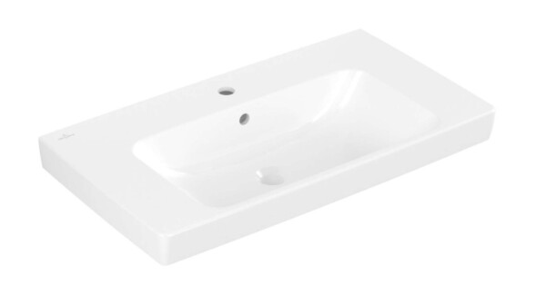VILLEROY & BOCH - Architectura Umyvadlo 80x45 cm, s přepadem, otvor pro baterii, CeramicPlus, alpská bílá 4A8780R1