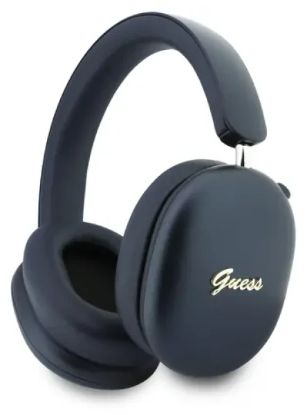 Guess Metallic Finish Gold Script Logo tmavě modrá / Bezdrátová sluchátka / Do uší / ENC (57983130419)