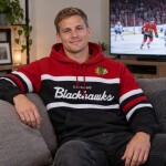 Mitchell & Ness Pánská mikina Chicago Blackhawks NHL Head Coach Hoodie Velikost: 3XL