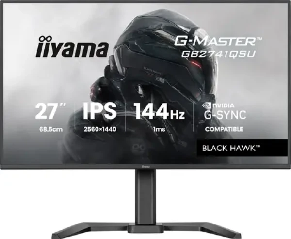 27" IIYAMA G-Master GB2741QSU-B1 černá / LED / IPS / 2560 x 1440 / 16:9 / 1 ms / 1500:1 / 350cd-m2 / VESA (GB2741QSU-B1)
