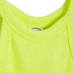 Žebrované tílko- zelené - 104 FLUO LIME