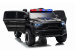 Mamido Elektrické autíčko Dodge Ram černé s majáky 4x4 | 12V10Ah